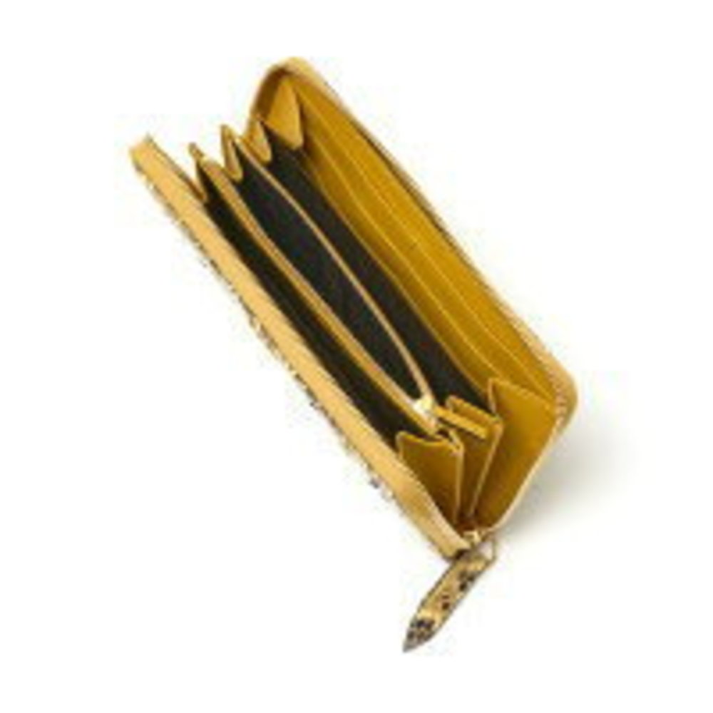 Gucci Leather Skin Snake Wallet Long Python Gg Ye… - image 6